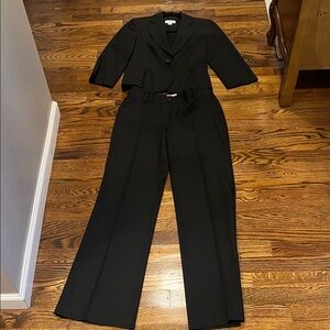 LOFT Elegant Black Pantsuit for Women